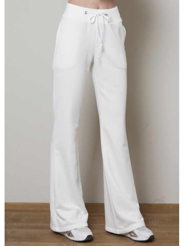 Vlassi Holeva off-white bell-shaped track pants 