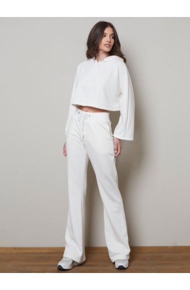 Vlassi Holeva off-white bell-shaped track pants 