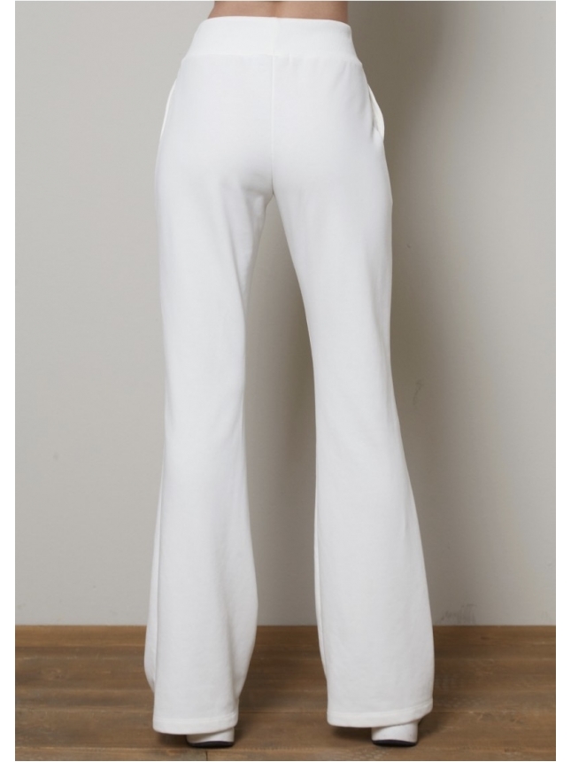 Vlassi Holeva off-white bell-shaped track pants 