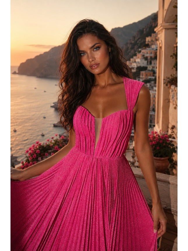 Allure Evening pink Soleil dress