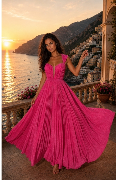 Allure Evening pink Soleil dress