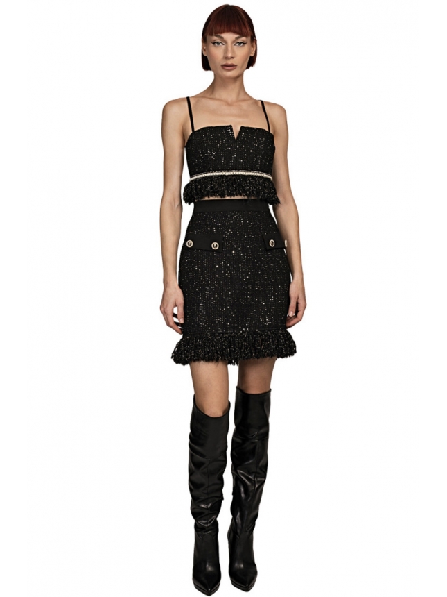 Tassos Mitropoulos black skirt