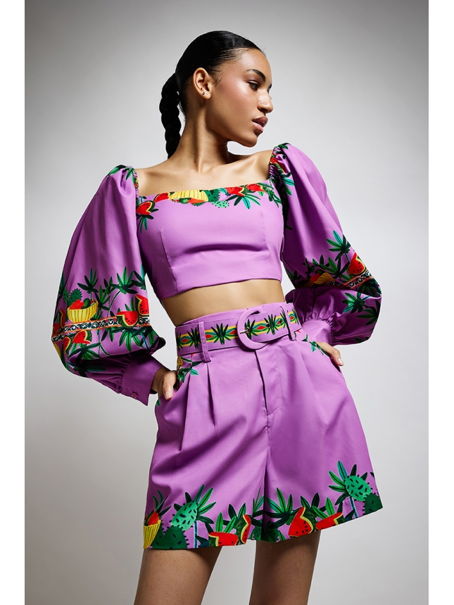 Twins Fantasy Deux-piece in tropical print