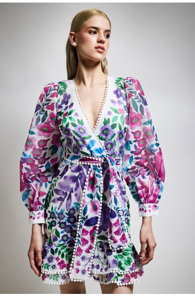 Twins Fantasy mini floral dress