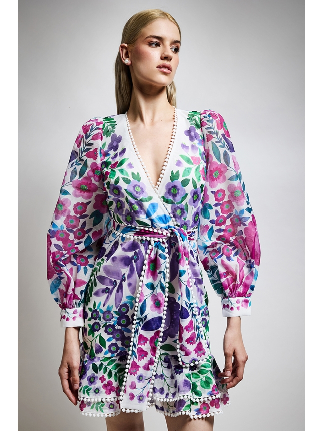 Twins Fantasy mini floral dress