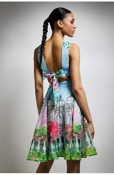 Twins Fantasy short dress with cut out