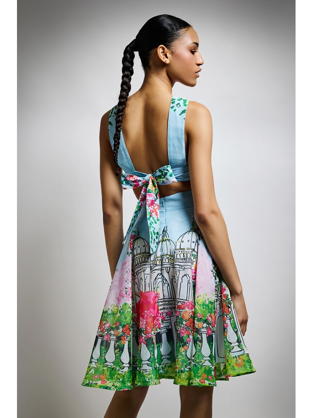 Twins Fantasy short dress with cut out