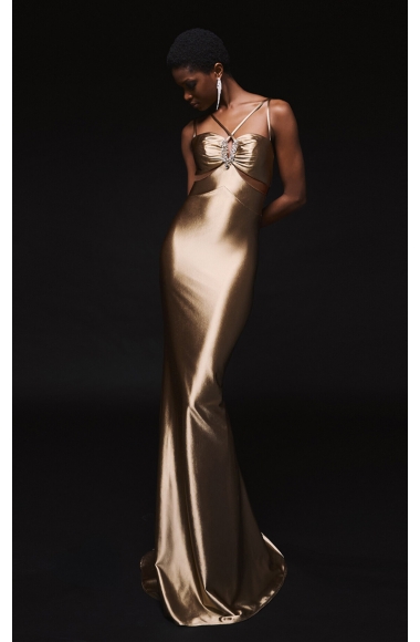 Allure Evening gold dress