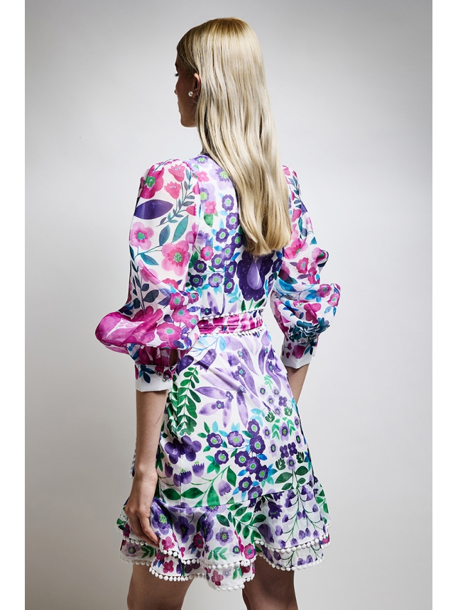 Twins Fantasy mini floral dress