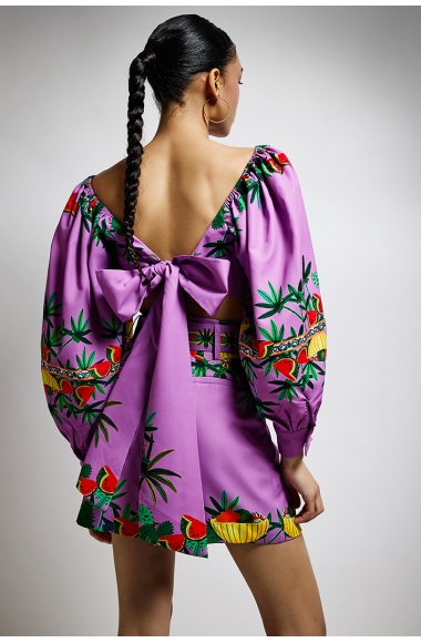 Twins Fantasy Deux-piece in tropical print