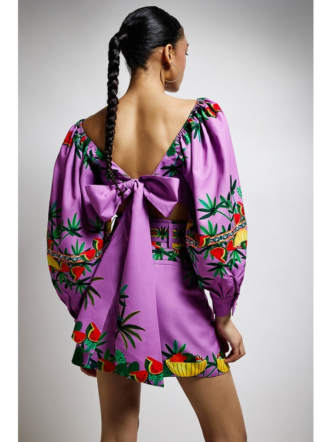Twins Fantasy Deux-piece in tropical print