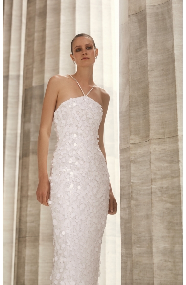 Twins Fantasy white dress with pailletes Twins Fantasy white dress with pailletes
