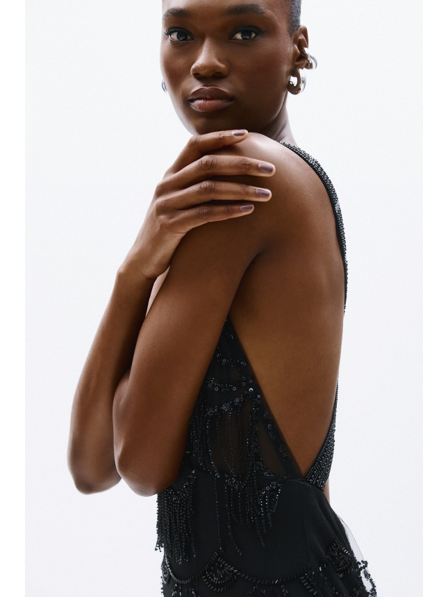 Allure Evenings black maxi dress