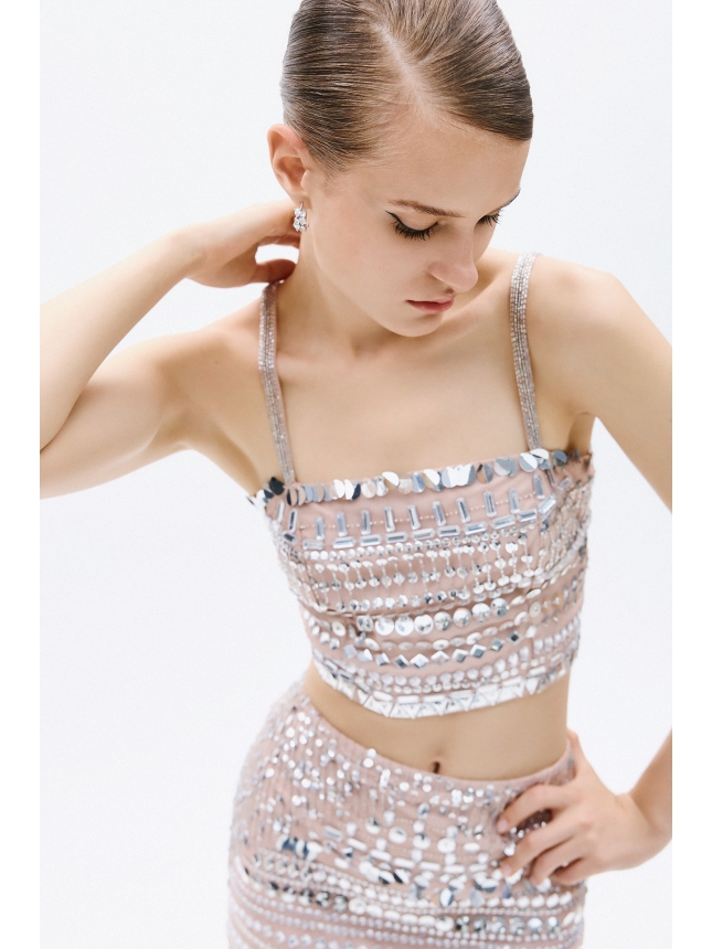 Allure Evenings two-piece embellished set