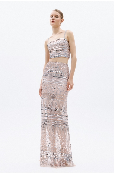 Allure Evenings two-piece embellished set