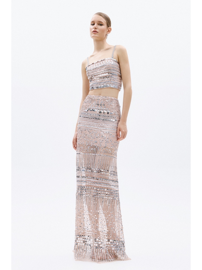 Allure Evenings two-piece embellished set