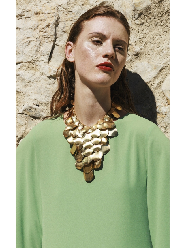 Diana Gallesi green dress