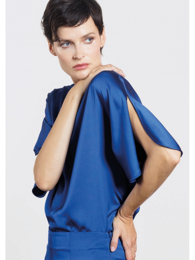 Diana Gallesi blue Blouse