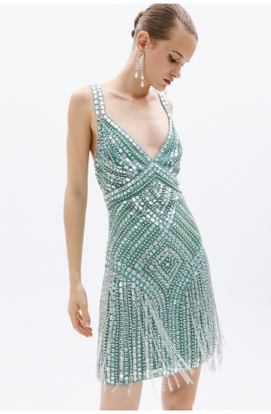 Allure Evenings embellished dress