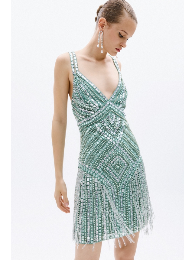 Allure Evening embellished dress