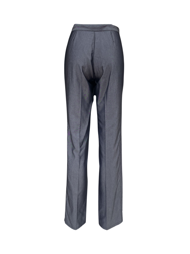 Fendi metallic gray trousers 