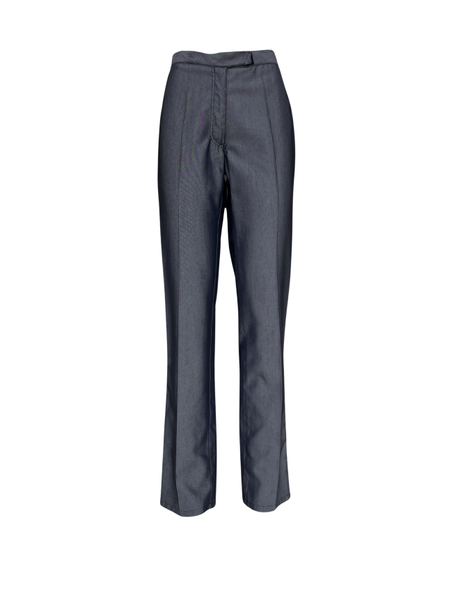 Fendi metallic gray trousers 
