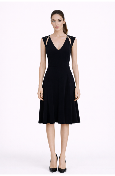 Blumarine black dress with cut-outs