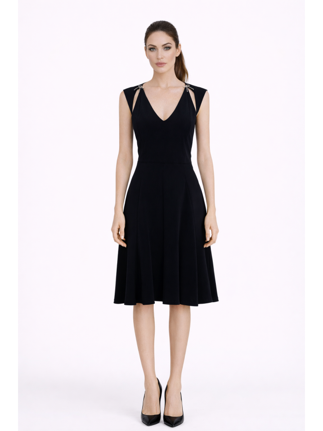 Blumarine black dress with cut-outs