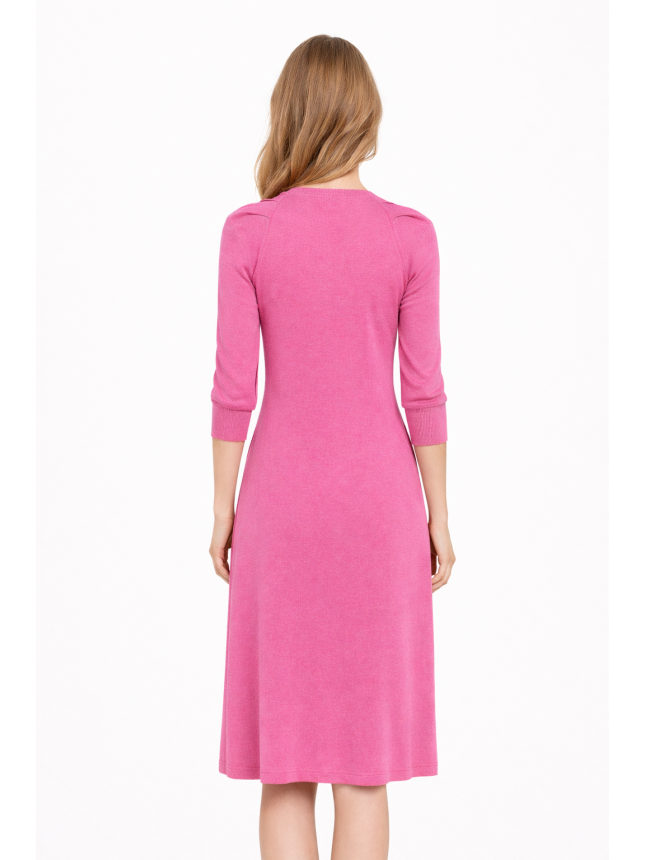 RED Valentino pink knit dress