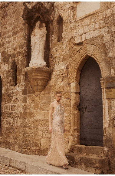 Allure Evenings embellished maxi dress