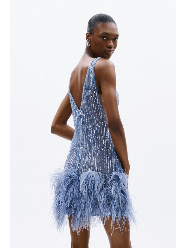 Allure Evenings mini embellished dress