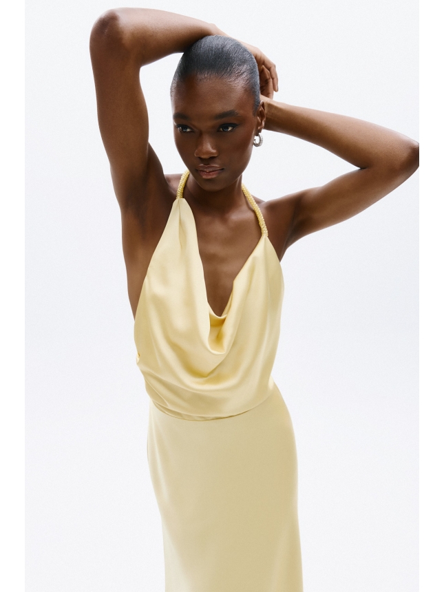 Allure Evenings yellow dress