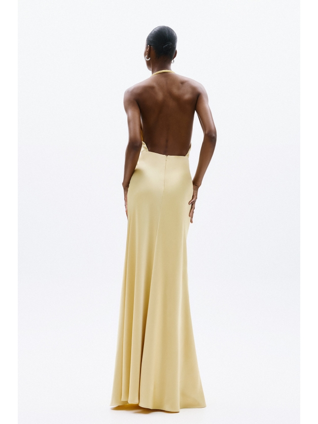 Allure Evenings yellow dress