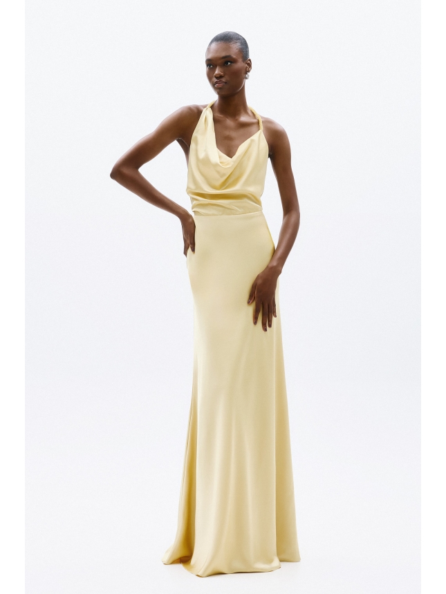 Allure Evenings yellow dress