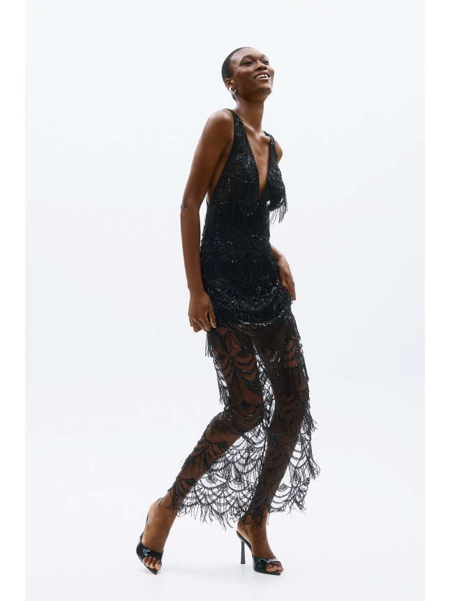 Allure Evenings black maxi dress