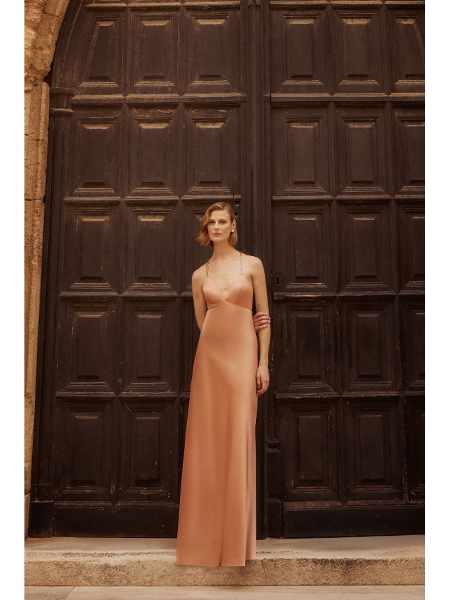 Allure Evening beige dress