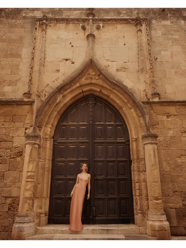 Allure Evening beige dress