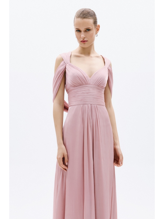 Allure Evening pastel pink dress