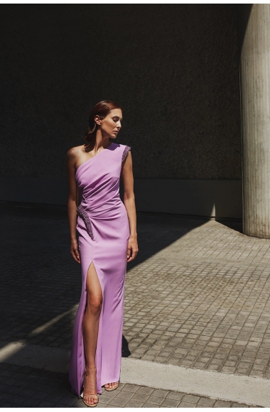 Maestri Haute Couture lilac dress