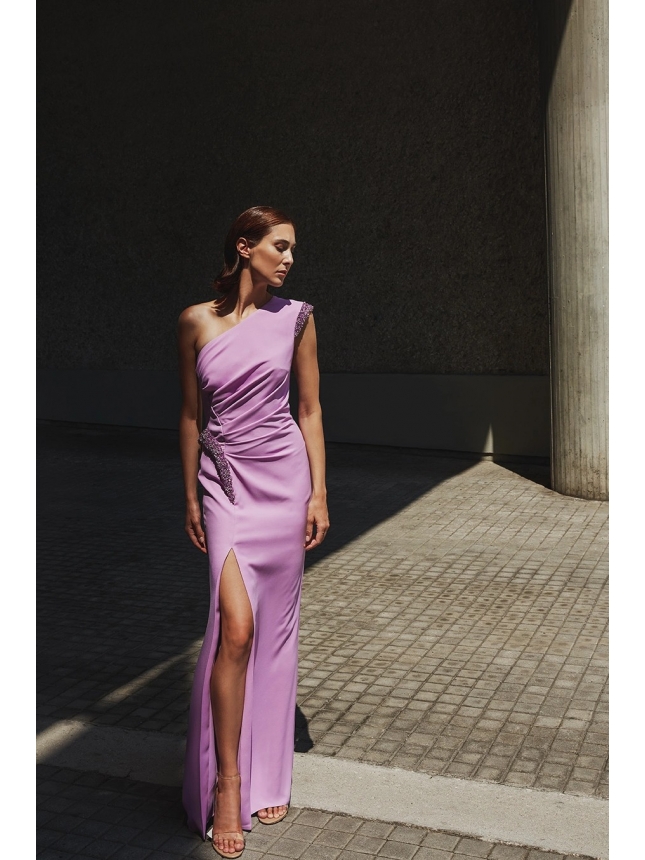 Maestri Haute Couture lilac dress