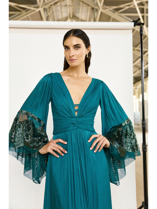 Maestri Haute Couture  petrol dress