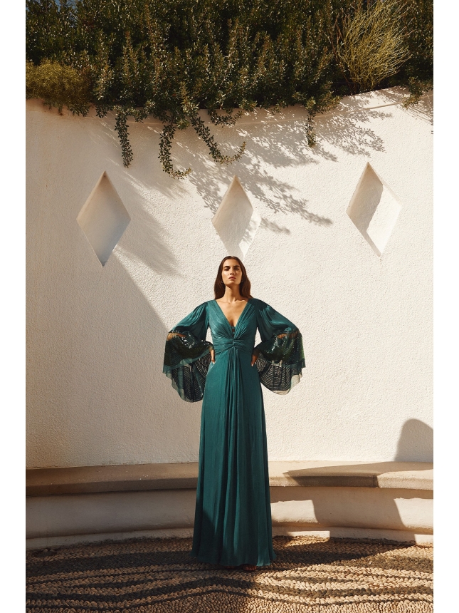 Maestri Haute Couture  petrol dress