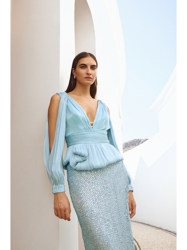 Maestri Haute Couture top with skirt