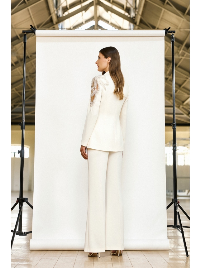 Maestri Haute Couture white suit