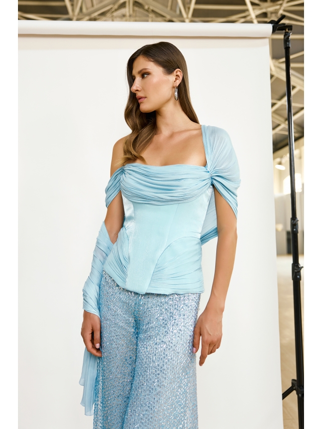 Maestri Haute Couture light blue set