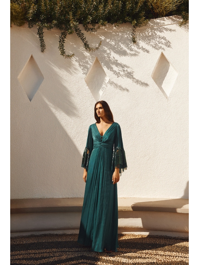 Maestri Haute Couture  petrol dress