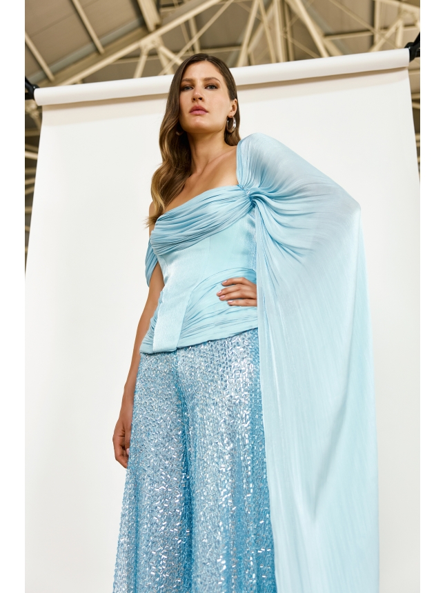 Maestri Haute Couture light blue set