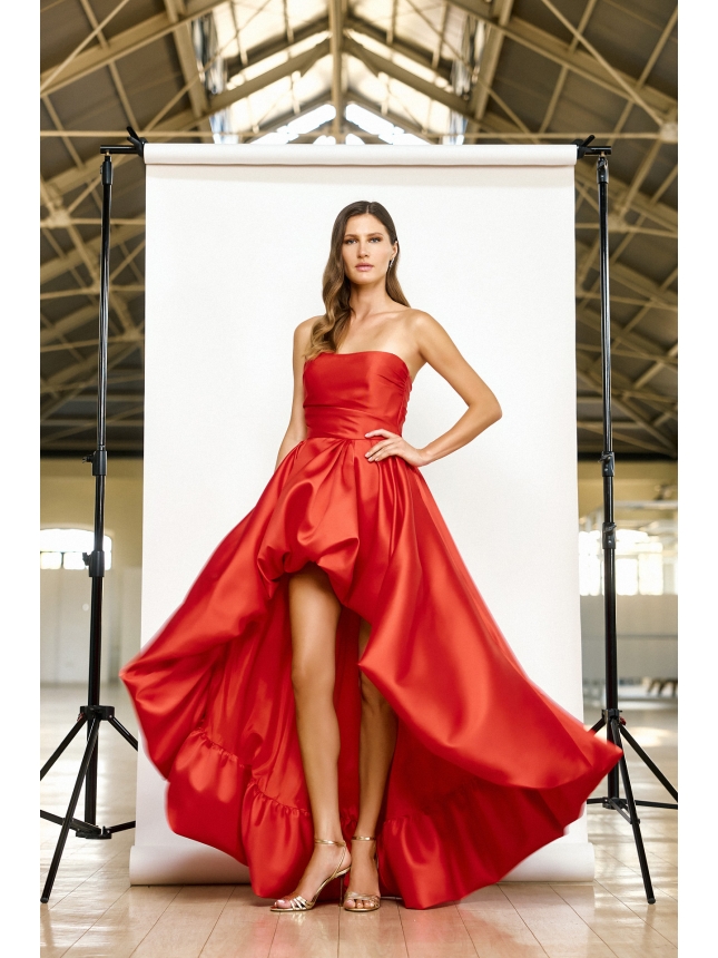 Maestri Haute Couture Red Dress