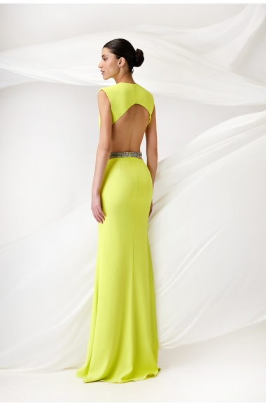 Maestri Haute Couture yellow dress
