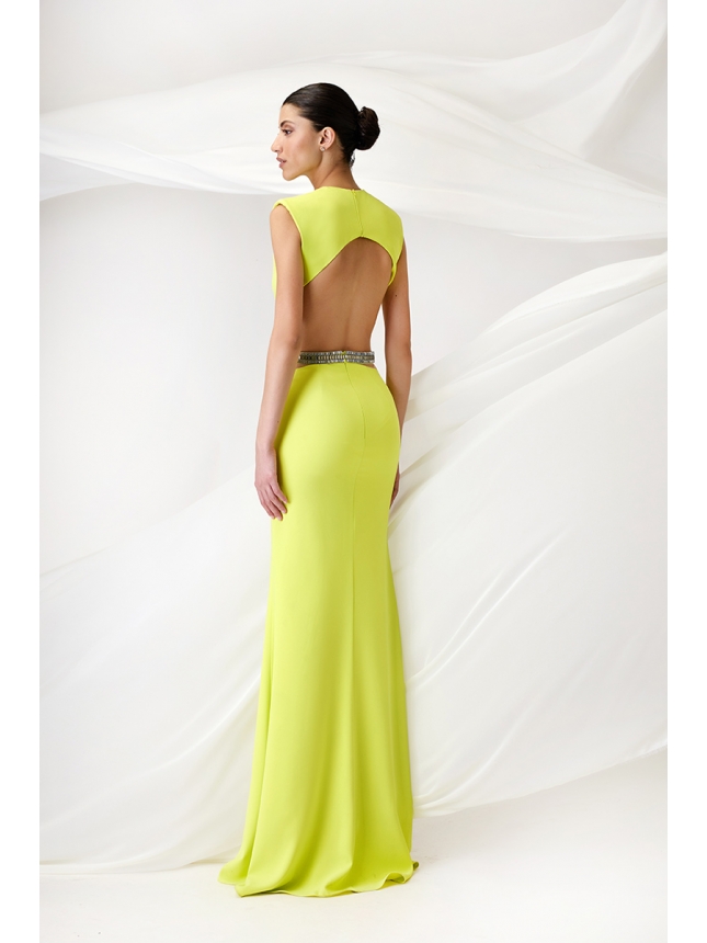 Maestri Haute Couture yellow dress